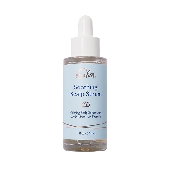 eSalon Soothing Scalp Serum with Biotin and Copper Tripeptide, Antioxidant-Rich Formula, 1 fl oz