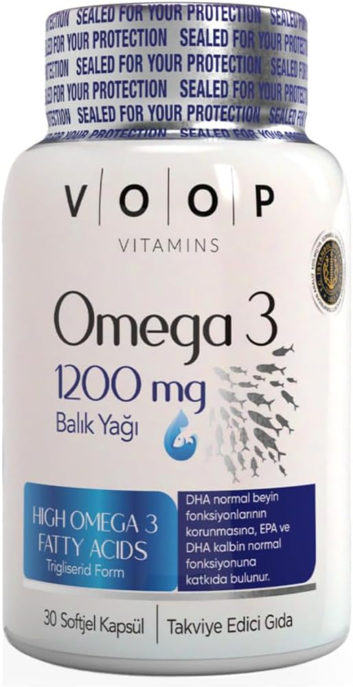 Voop Omega 3 Balık Yağı 1200 Mg 30 Kapsül