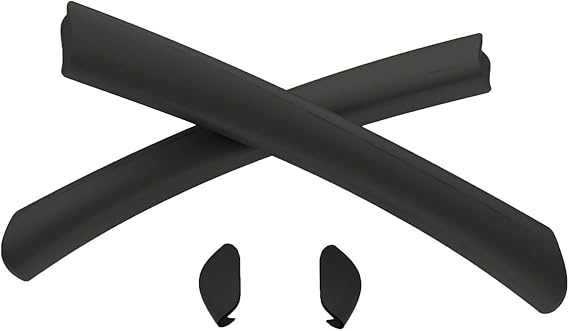 Oakley Mens Straight Jacket Earsock Nosepiece Kit, Black