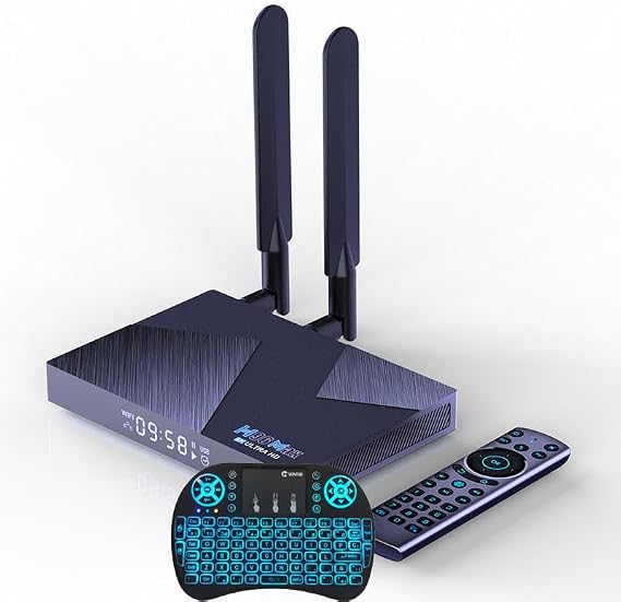 CHROX Android 12.0 TV Box,H96 MAX V58 RK3588 Quad-Core Support 8GB RAM 64GB ROM +WIFI6 2.4G /5G Dual Bluetooth 5.0 4K/8K USB 3.0 Android Set Top Box [Energy Class A]