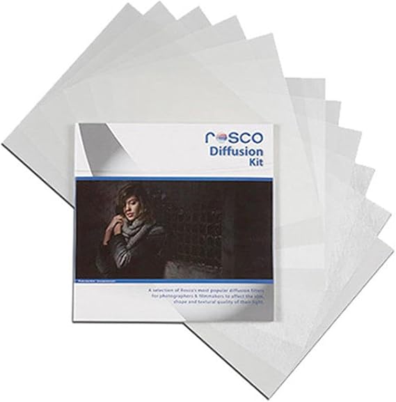 Rosco Diffusion Filter Kit, 12 x 12" Sheets