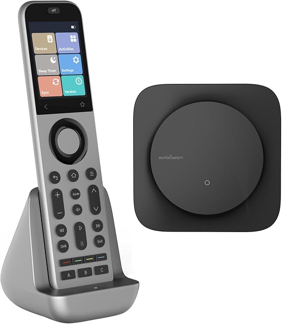 SofaBaton X2 Universal Remote with Touch Screen, Hub and App, All in One Universal Remote Control with with Charging Dock and Customize Activities, Compatible with IR/Bluetooth/WiFi/RF Devices