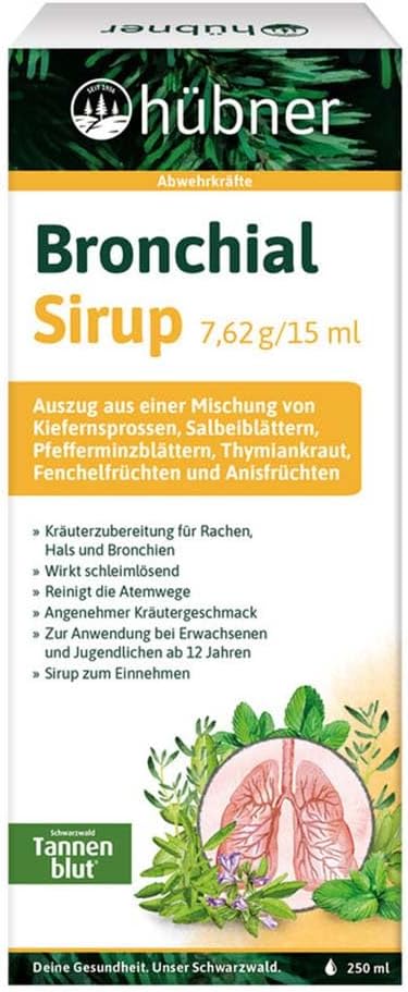 Hübner Fir Blood Bronchial Syrup 250 ml