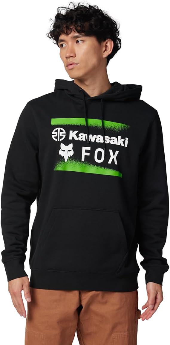 Fox Racing Mens Fox X Kawi Fleece Pullover
