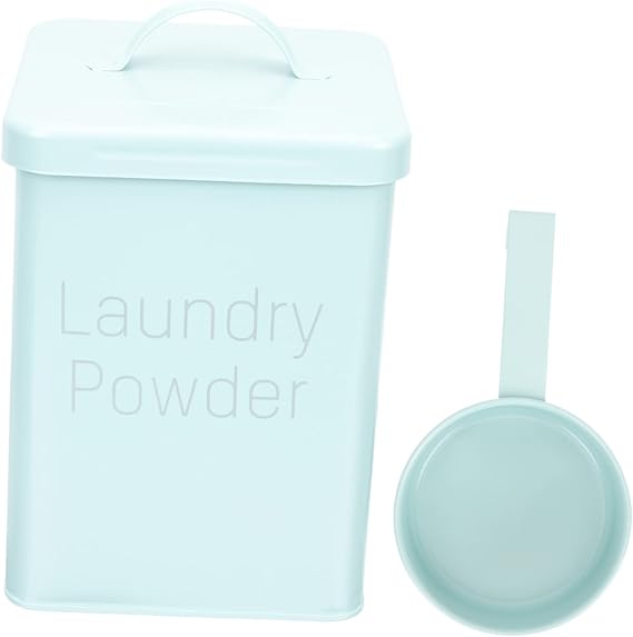 Versatile Laundry Soap Powder Container Laundry Powder Storage Bucket Bucket Scoop Room Storage