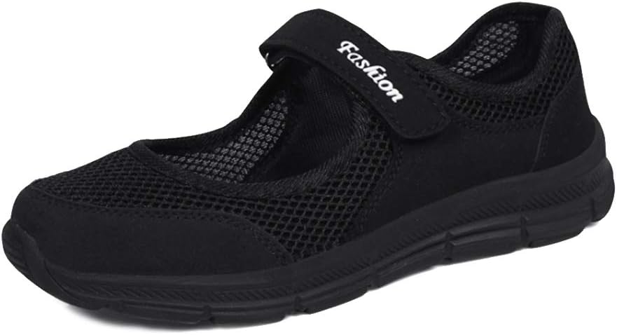 Womens Comfortable Working Nurse Shoes Non-Slip Adjustable Breathable Slip-on Walking Sneaker Casual Nursing Orthotic Lightweight Shoes