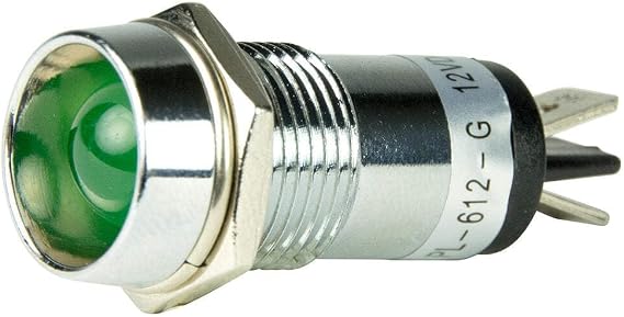 BEP 12V Pilot Indicator Green LED Light