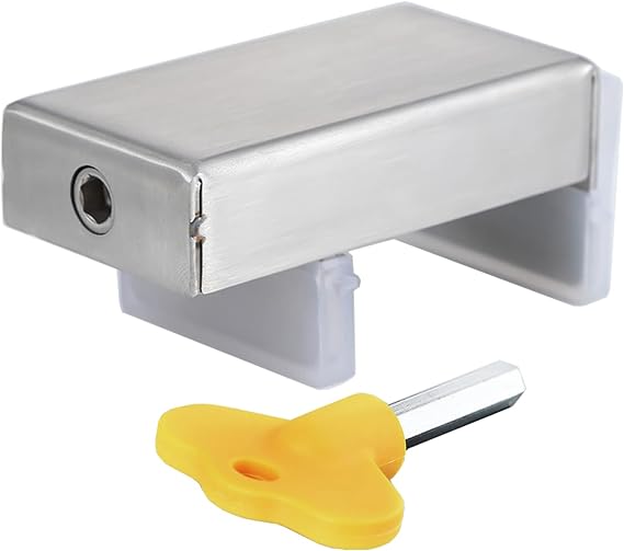 EUSTACE Window Lock, Window Lock, Screen Door Stopper Door, Children, Safety Lock, Finger Scissors, Fall Protection, Baby Guard, Pets, Prank Prevention, Auxiliary Lock, Security Measures, Sliding Sash Stopper with Hex Key