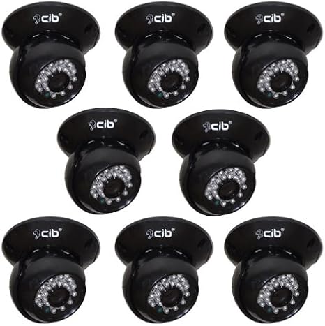CIB CUC8401-8 420TVL Indoor CCD Dome IR Day Night Security Camera Sharp Sensor.