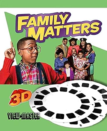 Family Matters - Steve Urkel - Classic ViewMaster - 3 Reels on Card - New