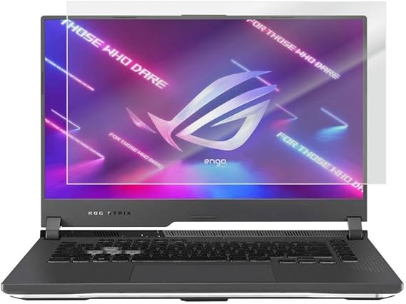 Engo Asus Rog Strix Scar 17 17.3 İnç İle Uyumlu Mat Ekran Koruyucu Notebook, Yansıma Ve Parlama Önleyici Parmak İzi Bırakmayan Laptop Koruma, 9h Temperli Kırılmaz Esnek Nano Cam 16:9