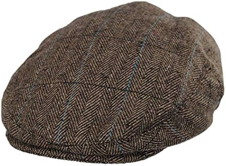 Gibson Herringbone Plaid Wool Blend Ivy Cap