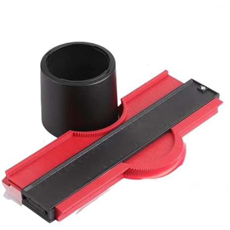 Profile Contour Gauge line Copier Ruler Cutting Template Construction Woodworking Measuring Instrument Ceramic Tiling Tiles Tool