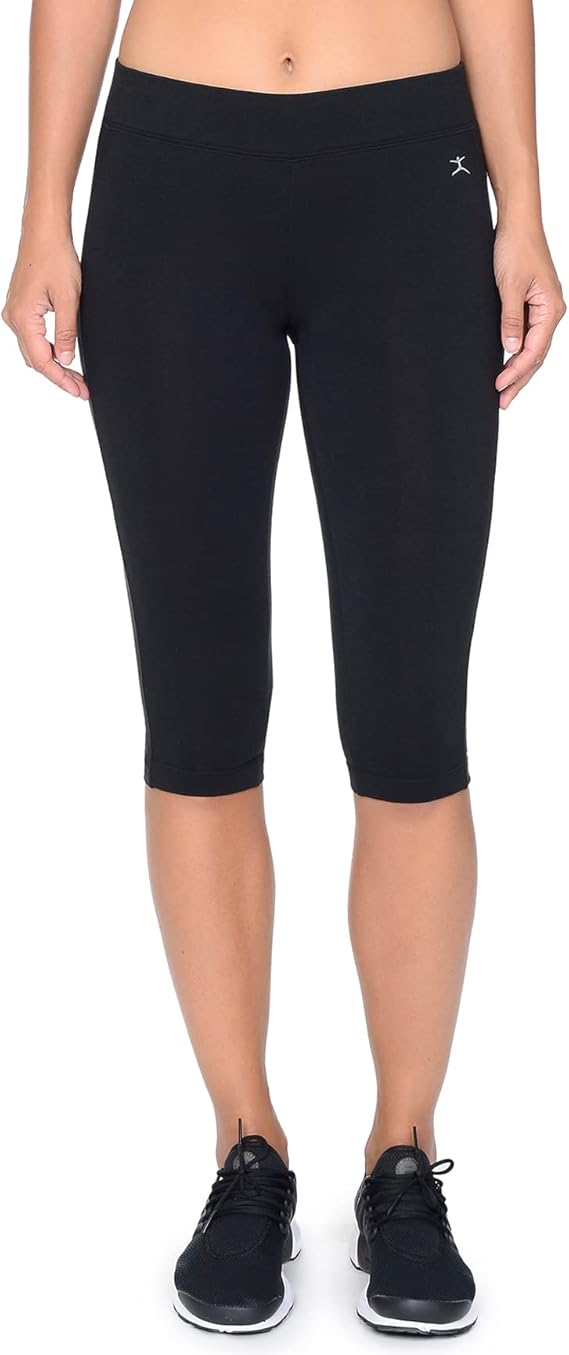 Danskin Women's Essential Capri Athletic Leggings