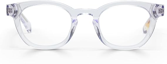 eyebobs - Waylaid | Premium Traditional and Blue Light Reading Glasses | Round Frame for Average Faces