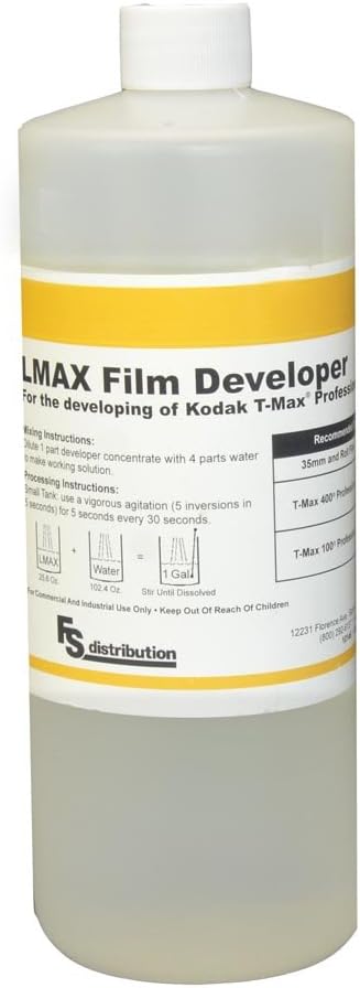 LMAX Black & White Liquid Film Developer (Makes 1 Gallon)
