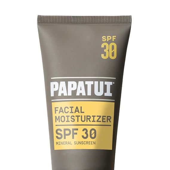PAPATUI by Dwayne Johnson Face Moisturizer with SPF 30 for Men 2.5 fl oz | Broad Spectrum Sun Protection with Zinc Oxide, Lightweight, Non-Greasy, Free of Parabens & Phthalates, Cruelty-Free, Vegan