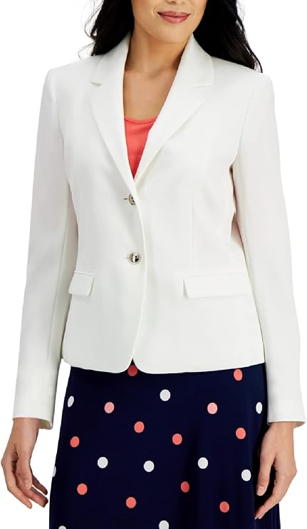 Kasper Women's Classic Stretch Two Button Blazer