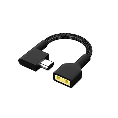 ZEZEFUFU 1PCS 18-20V230W DC Tip Slim Square Female to 3 Pin Converter Laptop Charging Cable for Razer Parts