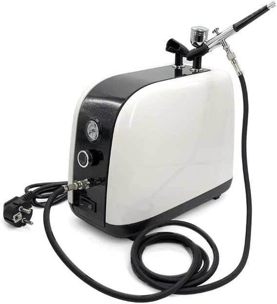 Rox 0067 Profesyonel Airbrush Kompresör Mini Boya Tabancası Seti