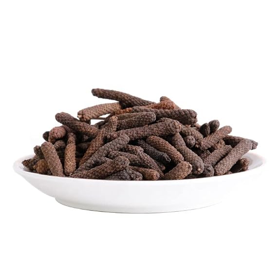 AnNafi Long Pepper | Indian Long Pepper Whole | Dry Pipali/Pippali | Best Organic Dry Peepali Raw | Vegan Gluten Free | Seasoning for Meat, Fish and Dressings (100)