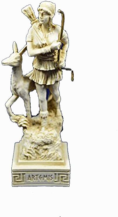Estia Creations Artemis Sculpture Diana Bust Ancient Greek Goddess of Hunt Statue