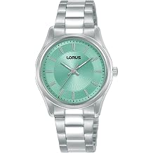 Lorus Bayan Analog Kuvars Saat Paslanmaz Çelik Kayış RG247XX9, Gümüş.