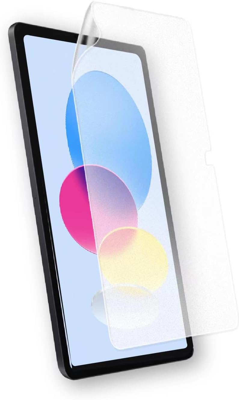 Zore Apple İle Uyumlu iPad 10.9 2022 (10.Nesil) Kağıt Hisli Mat Paper Like Tablet Ekran Koruyucu, Renksiz