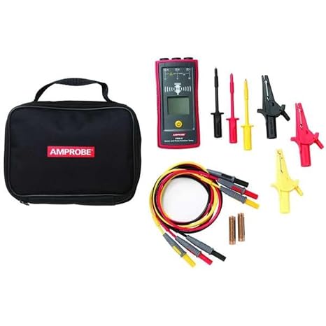 Amprobe PRM-6 Phase Sequence Motor Rotation Tester, LCD