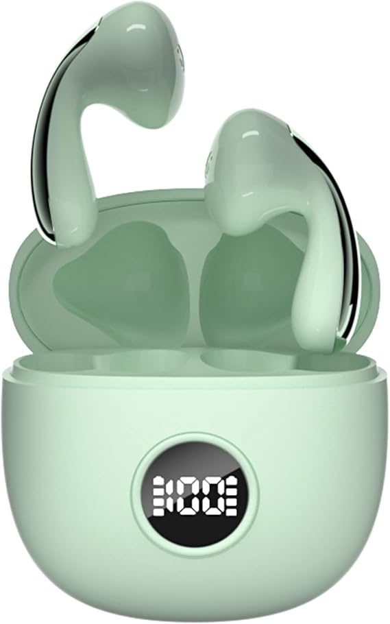 2024 Version True Wireless Bluetooth Earbuds with Charging Case Compatible with Apple & Android, Dual Connect, Built-in Microphone, Stereo Sound in-Ear Bluetooth Headphones Headset - Model 46