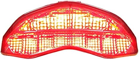 Integrated Sequential LED Tail Lights Smoked Lens for Ducati SuperSport 950 2021-2024