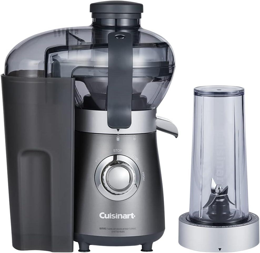Cuisinart CBJ-450J Juicer & Blender Compact 2-Way Dark Gray