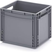 Solent Plastics Auer Packaging EG 43/32 Euro Container Solid Stacking 40 x 30 x 32cm