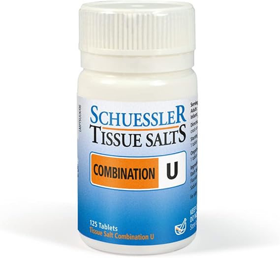 Schuessler Tissue Salts Combination U - 125 Tablets