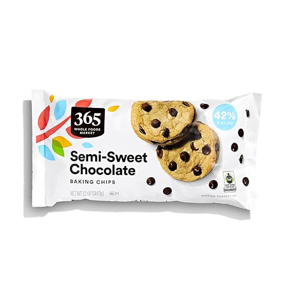 365 by Whole Foods Market, Semi-Sweet Chocolate Baking Chips, 12 oz