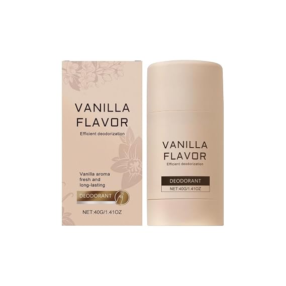 Vanilla Skin Natural Deodorant,Whole Body Deodorant Stick,72 Hour Odor Control | Seasonal Scents for Women and Men, Aluminum Free with Coconut Oil Buttercream