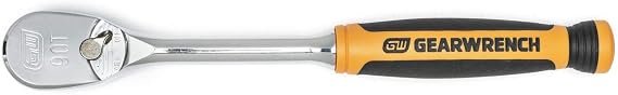 GEARWRENCH 3/8" Drive 90 Tooth Cushion Grip Teardrop Ratchet - 81208T