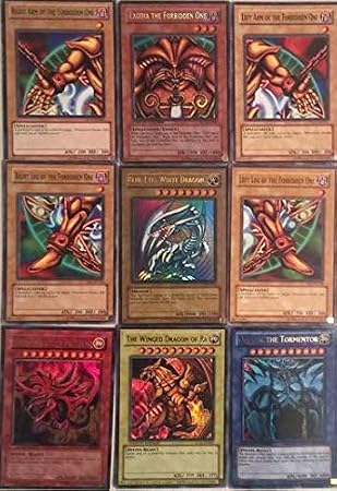 Yu-Gi-Oh!! Blue Eyes White Dragon! EXODIA! God Cards! 100 Card Lot! with RARES !