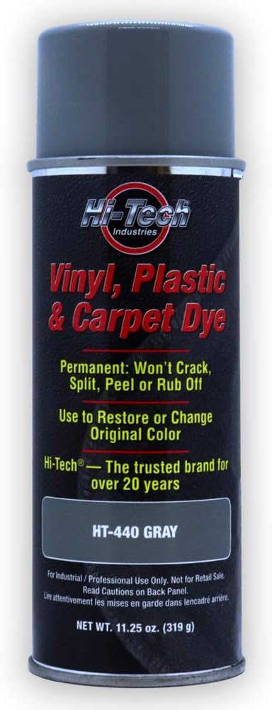 Hi-Tech Gray Vinyl Plastic & Carpet Aerosol Dye