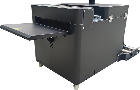 QOMOLANGMA A3 DTF Powder Shaking Machine DTF Automatic Powder Shaking and Heating TPU Adhesive Powder Shaker and Dryer for T-Shirt Printing