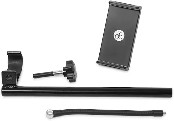 THE DB METHOD DreamMount Tablet and Phone Stand for Mounting on Squat Machine, Adjustable and Flexible Cell Phone Holder to Stream Workout Videos, Home Gym Equipment Accessories, Easy Assembly