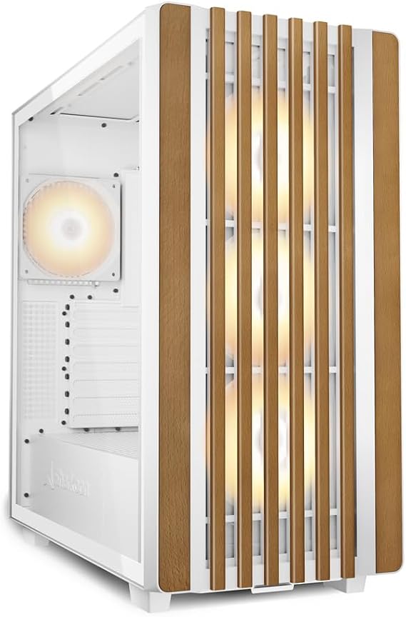 Sharkoon Kasa Mid Tower Psusuz 4xfan Rebel C70g Rgb White