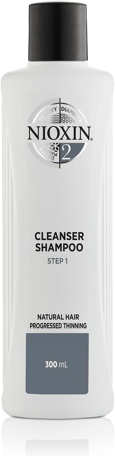 Nioxin 3-Part System | System 2 | Natural Hair with Progressed Thinning Hair Treatment | Scalp Therapy | Hair Thickening Treatment