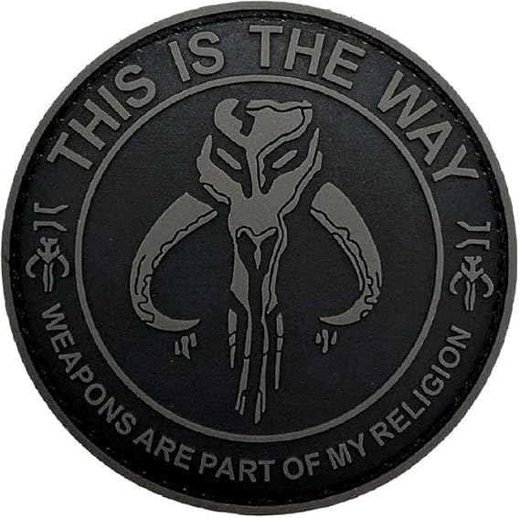 Weapons are Part of My Religion Patch [3D-PVC Rubber - Hook Fastener -TZ5]