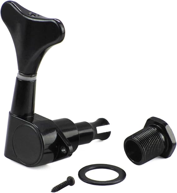 Bass Tuning Peg Electric Bass Opened Machine Head Knobs Bass String Turner for 4 String Bass Guitar Bass Right/Left