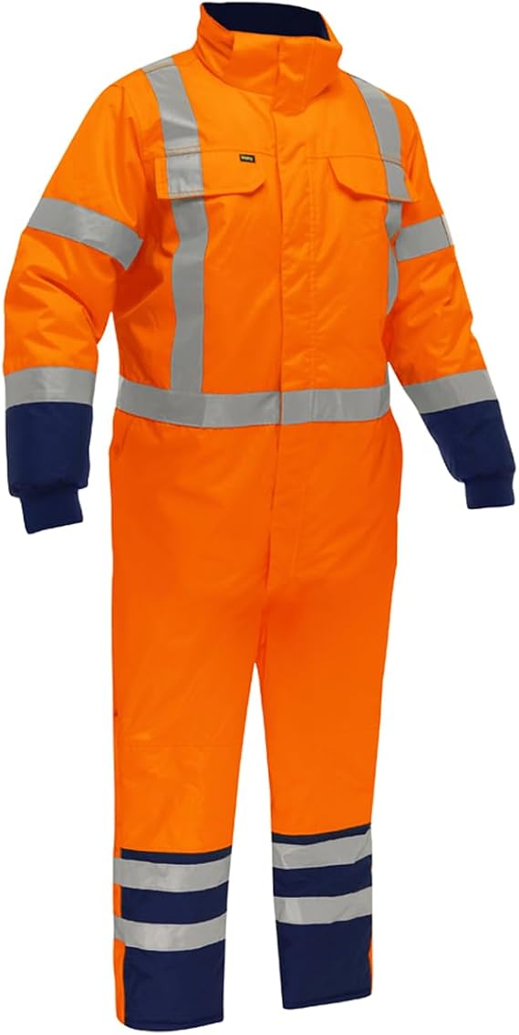 Bisley 344M6453X ANSI Type R Class 3 Extreme Cold Coverall with X-Back