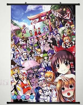 Anime Touhou Project Home Decor Wall Scroll Poster Fabric Painting 23.6 x 35.4 Inches-1214