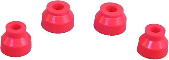 Prothane 19-1715 Red Ball Joint Boot Kit - Pack of 4