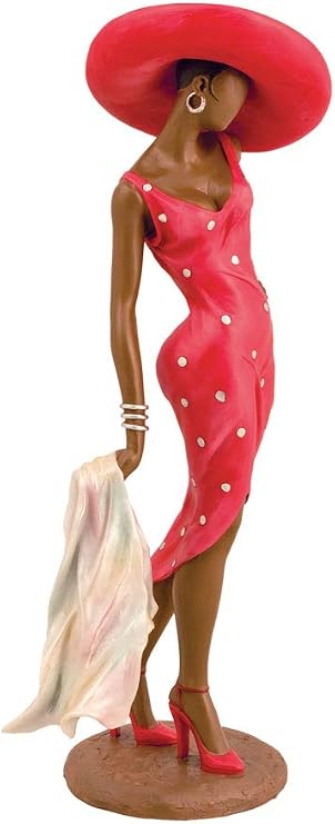 Ebony Treasures Sassy in Red Stylish Collectible Figurine