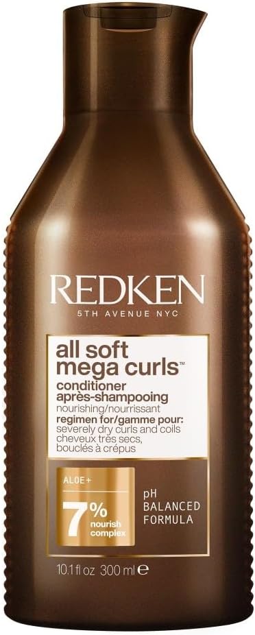 Redken All Soft Mega Curls, Lockenspülung für Feuchtigkeit, 300 ml